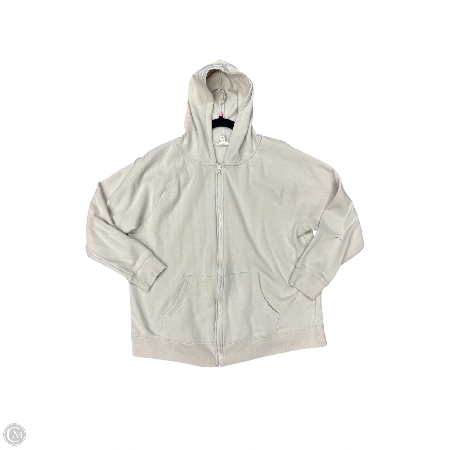 Sweatshirt Hoodie By Terra & Sky In Cream, Size: Xl