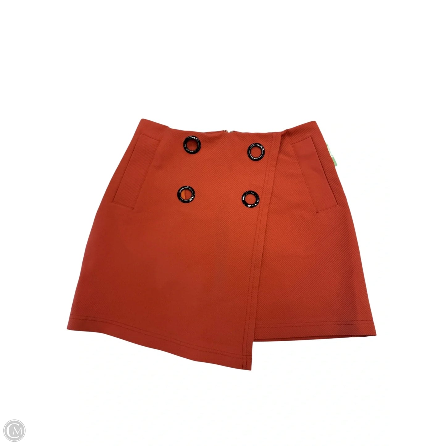 Skirt Mini & Short By Top Shop In Orange, Size: 6
