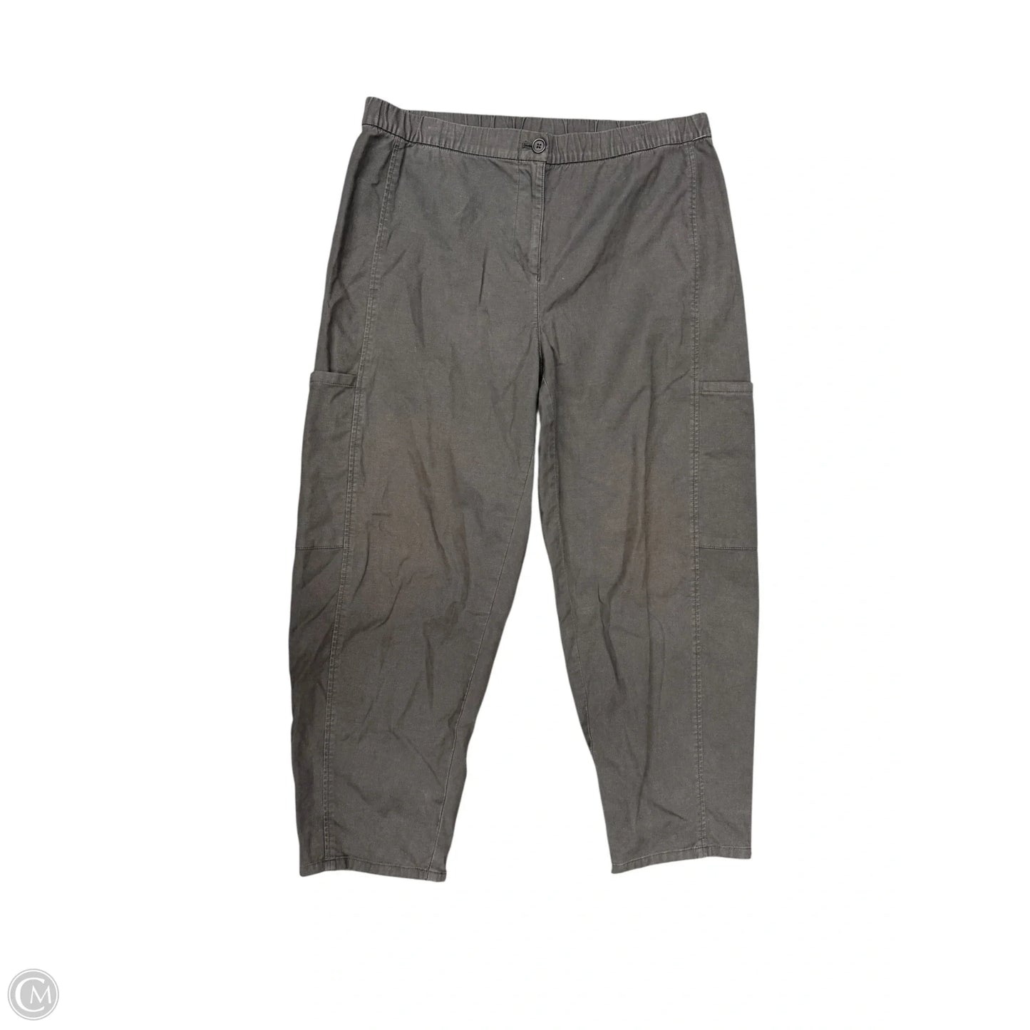 Pants Lounge By Eileen Fisher In Grey, Size: Lp