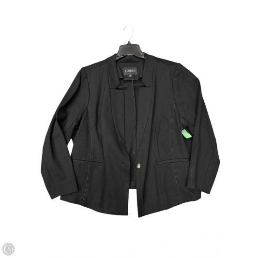 Blazer By Eloquii In Black, Size: 26