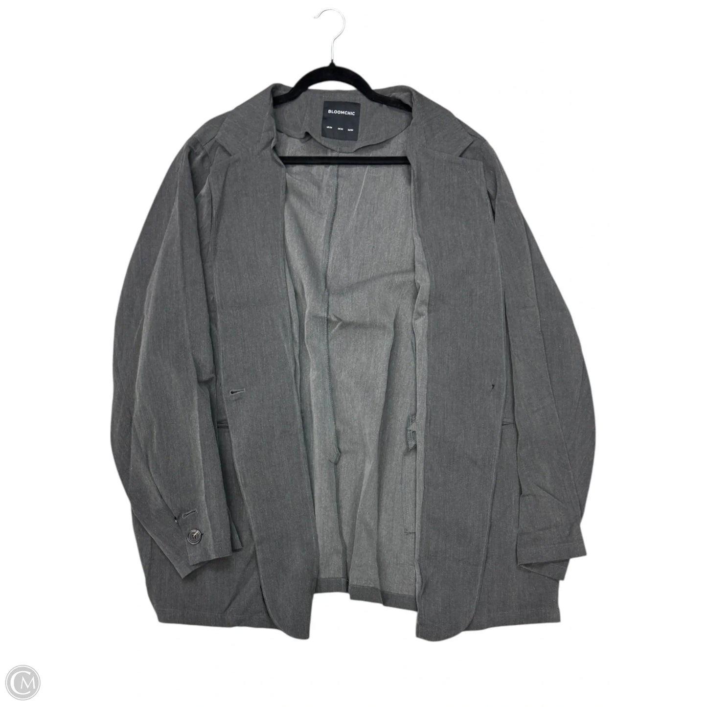 Blazer By Bloomchic In Grey, Size: 26