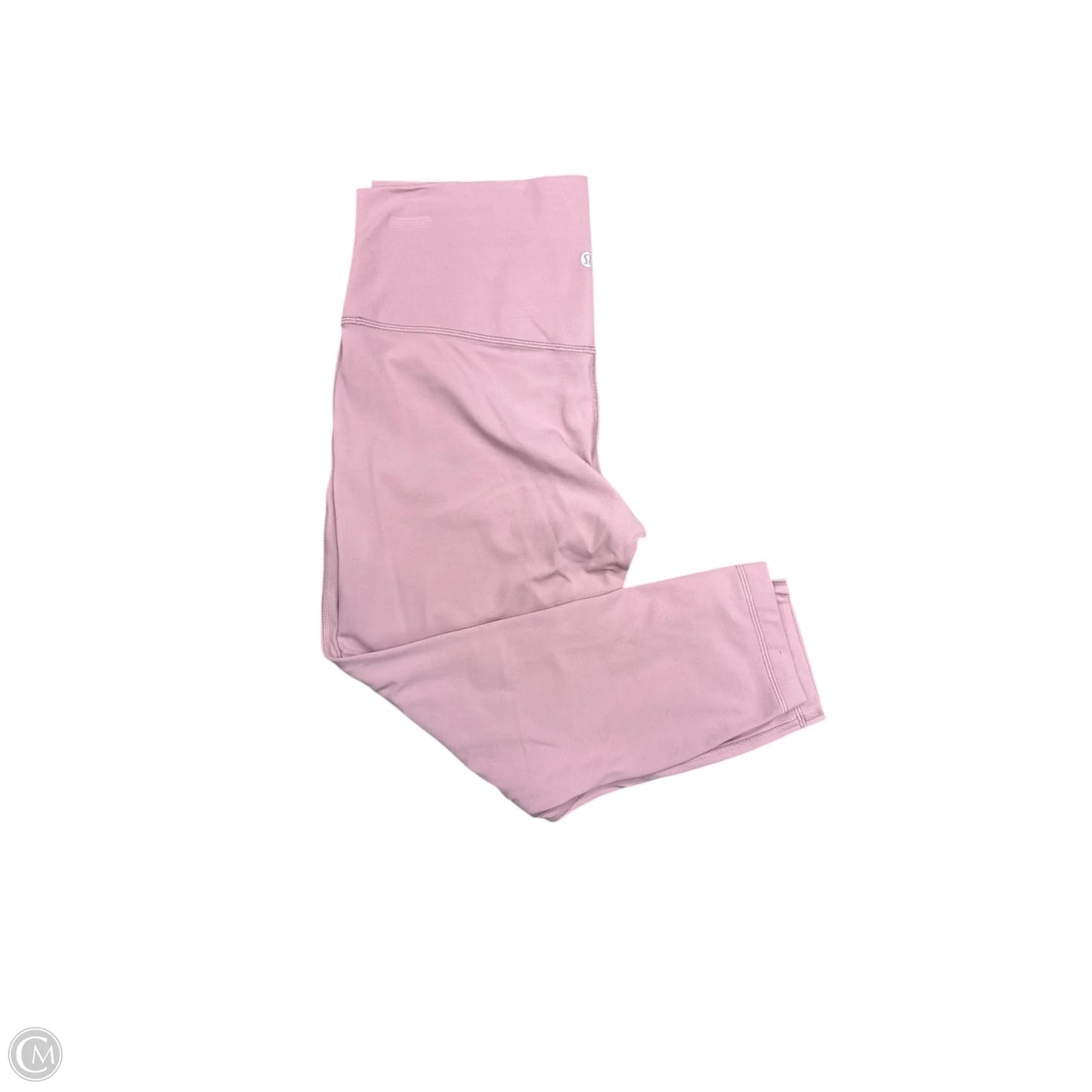 Athletic Capris By Lululemon In Pink, Size: Xl