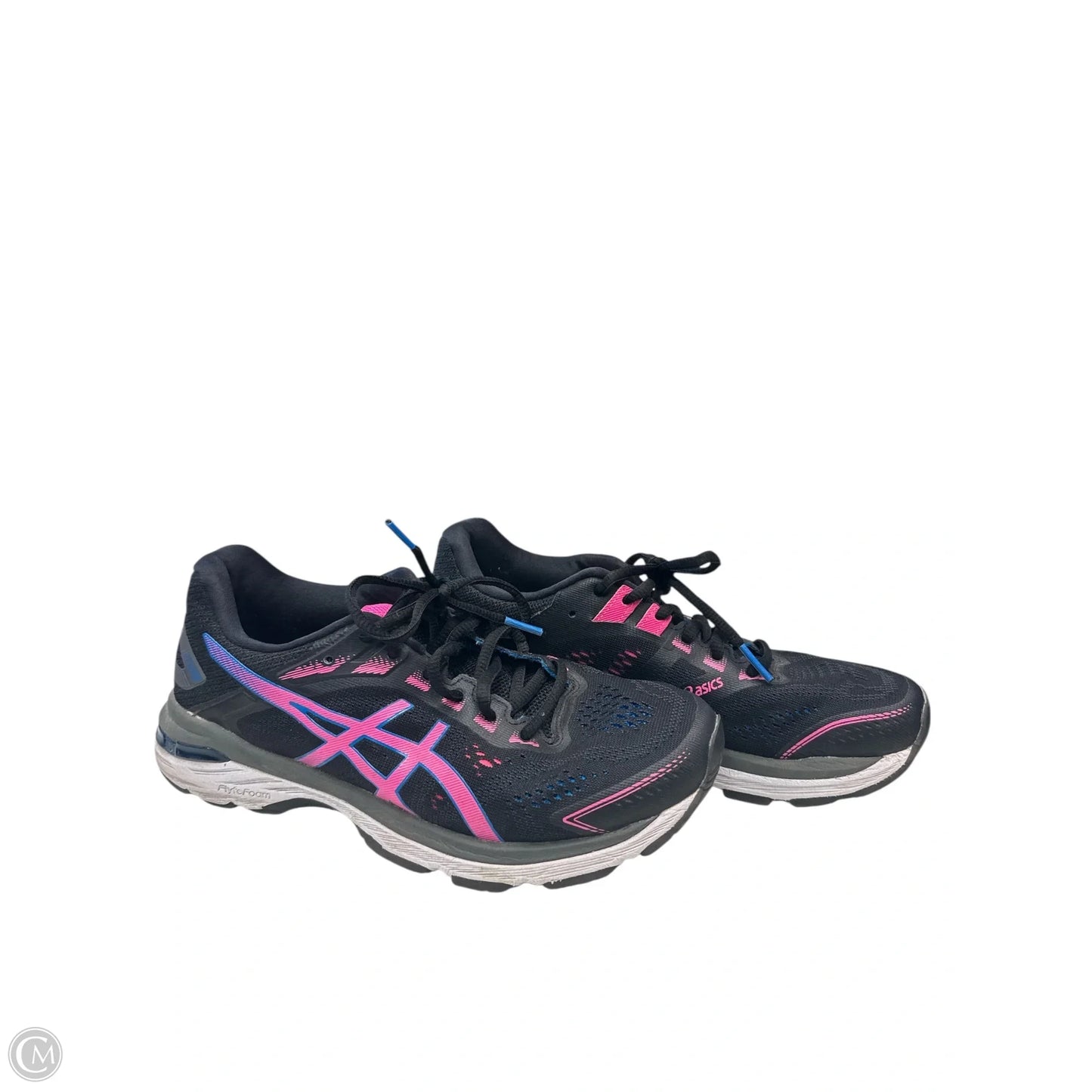 Shoes Athletic By Asics In Black & Pink, Size: 8