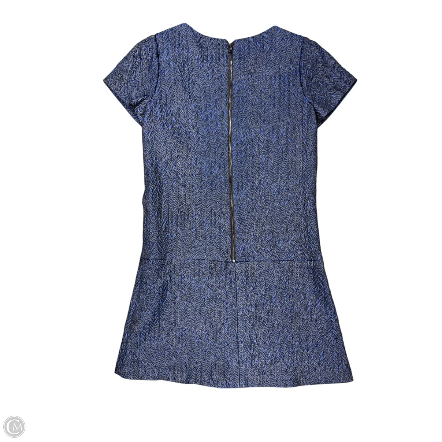 Dress Designer By Alice + Olivia In Black & Blue, Size: 4