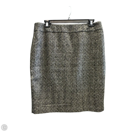 Skirt Midi By Kasper In Black & Gold, Size: 14