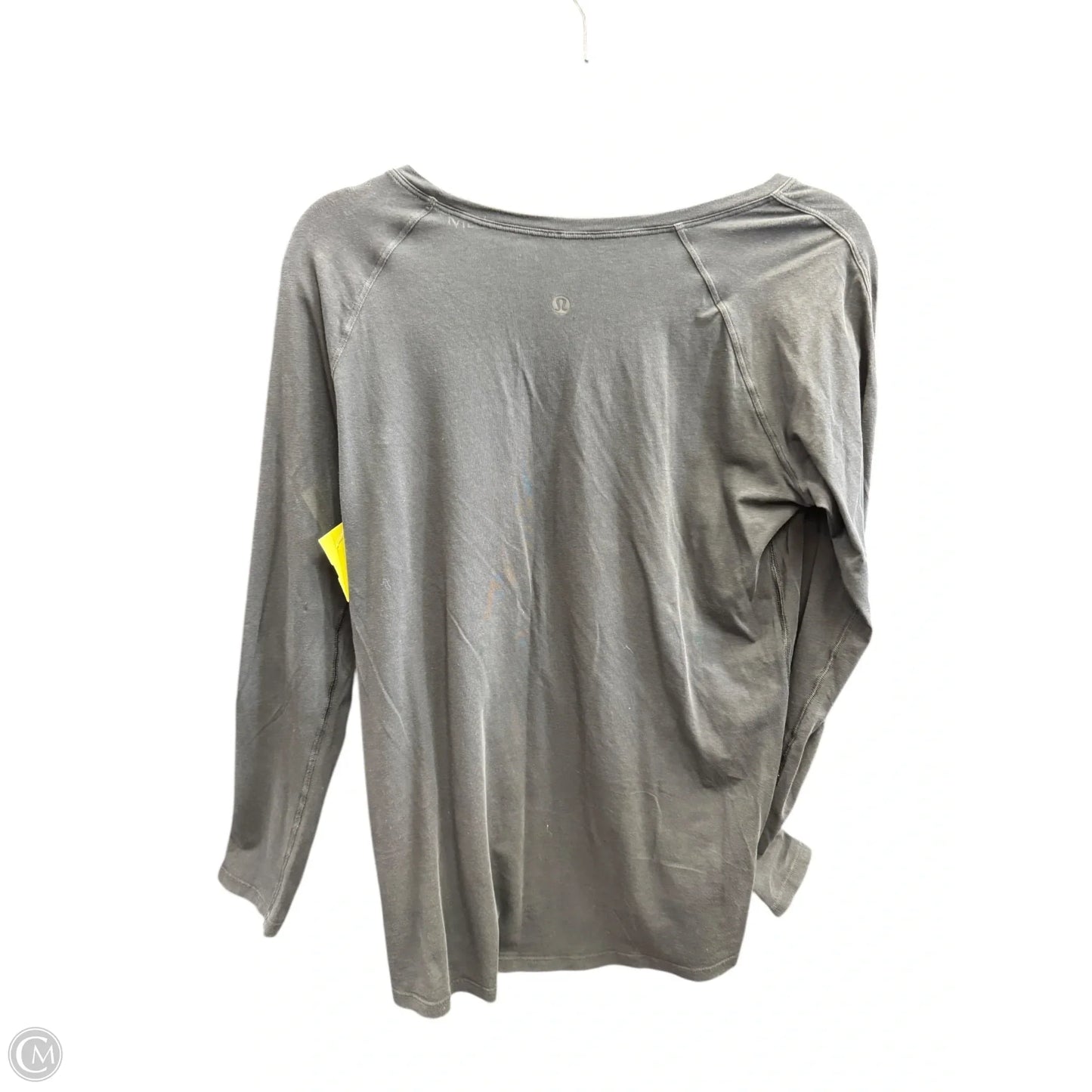 Athletic Top Long Sleeve Crewneck By Lululemon In Black, Size: 4