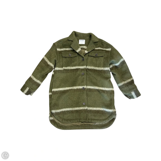Jacket Shirt By Old Navy In Green, Size: M
