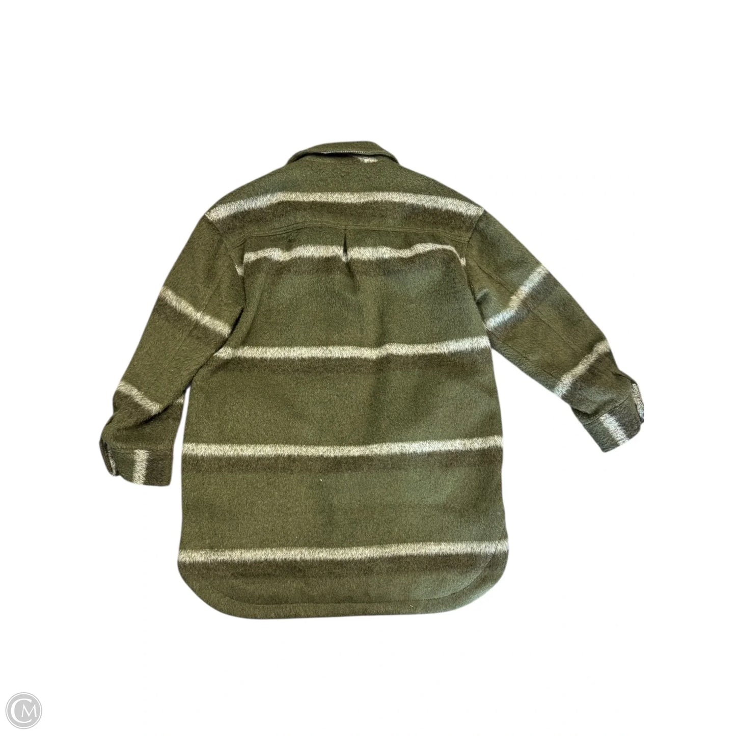 Jacket Shirt By Old Navy In Green, Size: M