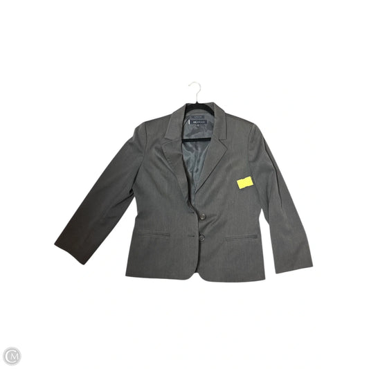 Blazer By Anne Klein In Grey, Size: 14