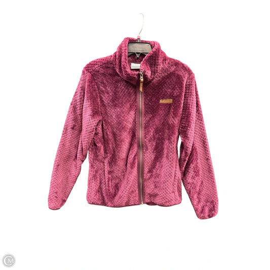 Sweatshirt Collar By Columbia In Pink, Size: L