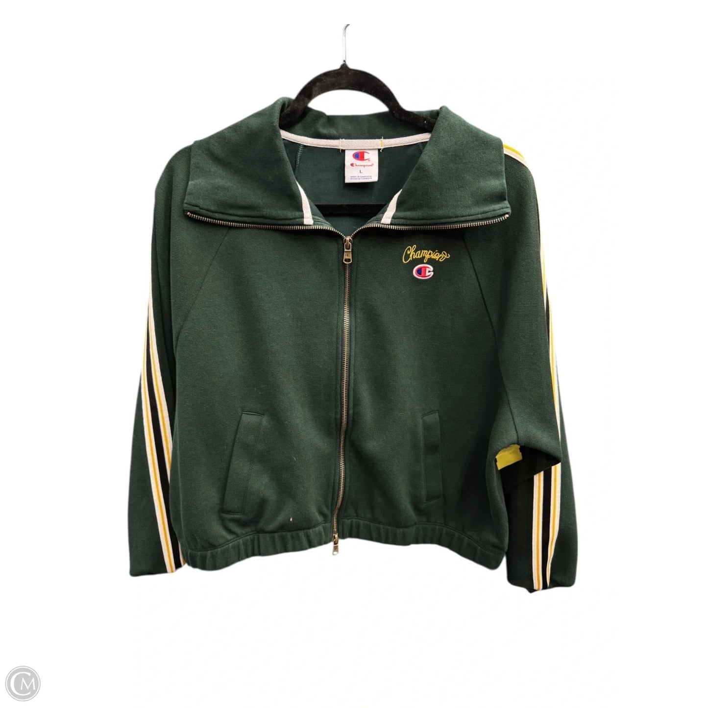 Sweatshirt Crewneck By Champion In Green, Size: L