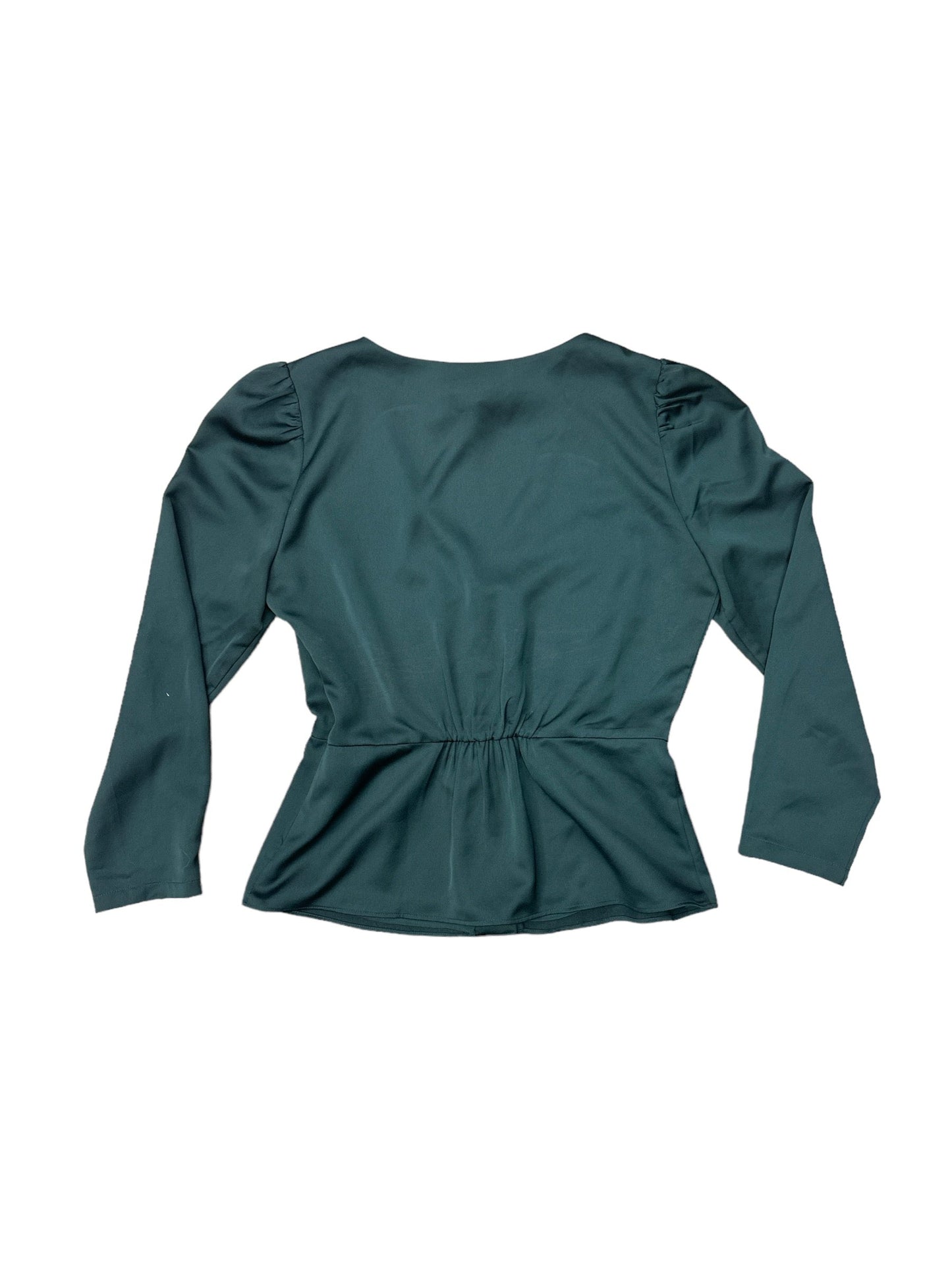 Top Long Sleeve By J. Crew In Green, Size: M