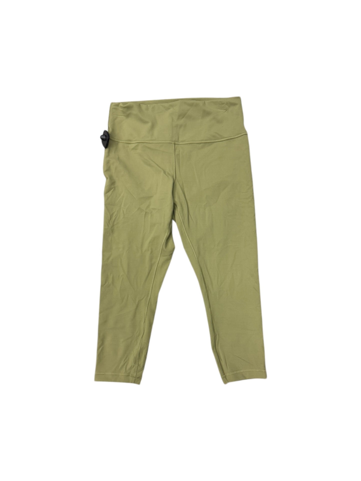 Athletic Capris By Lululemon In Green, Size: L