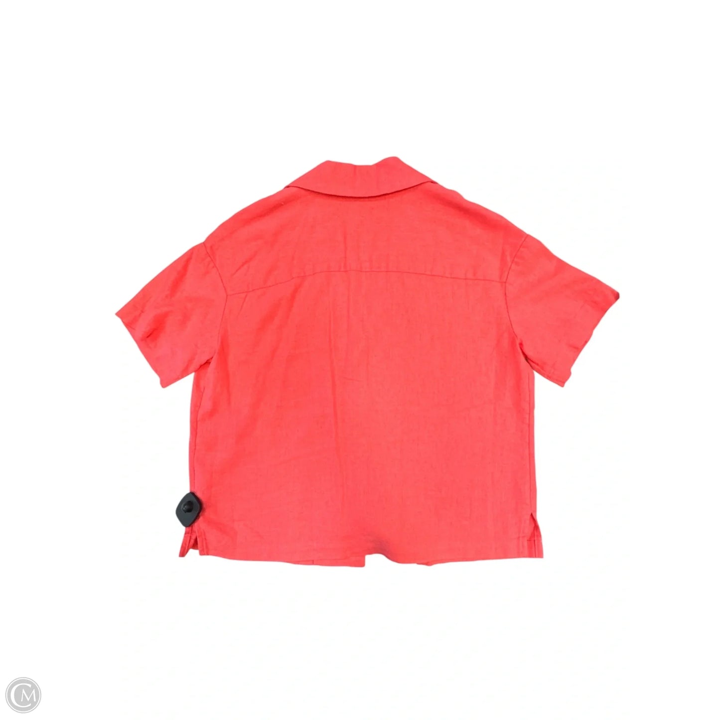 Top Short Sleeve By A New Day In Coral, Size: Xs