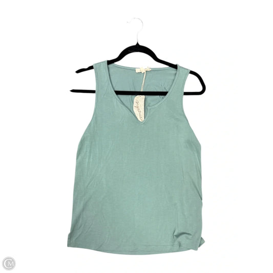 Top Sleeveless By Mystree In Green, Size: S