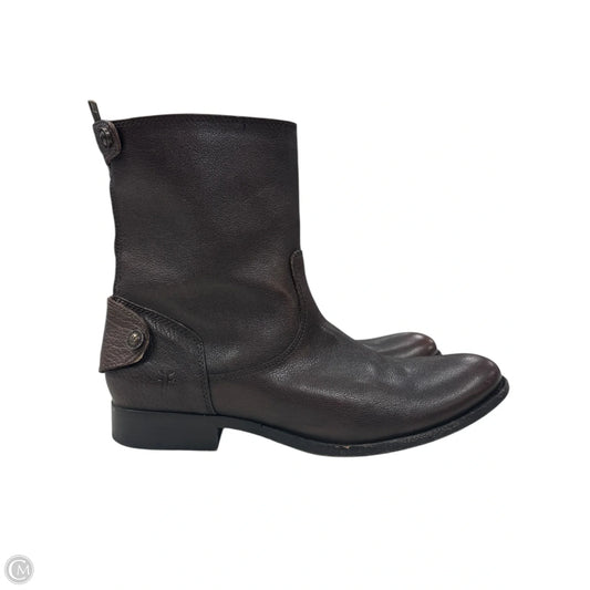 Boots Designer By Frye In Brown, Size: 9