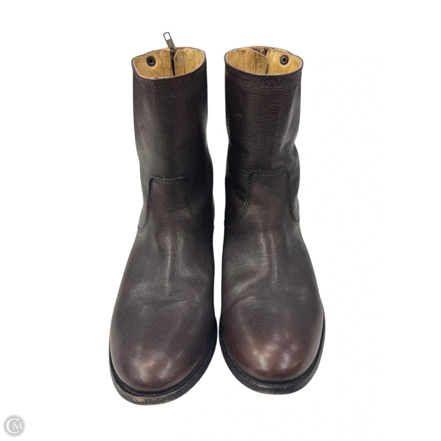 Boots Designer By Frye In Brown, Size: 9