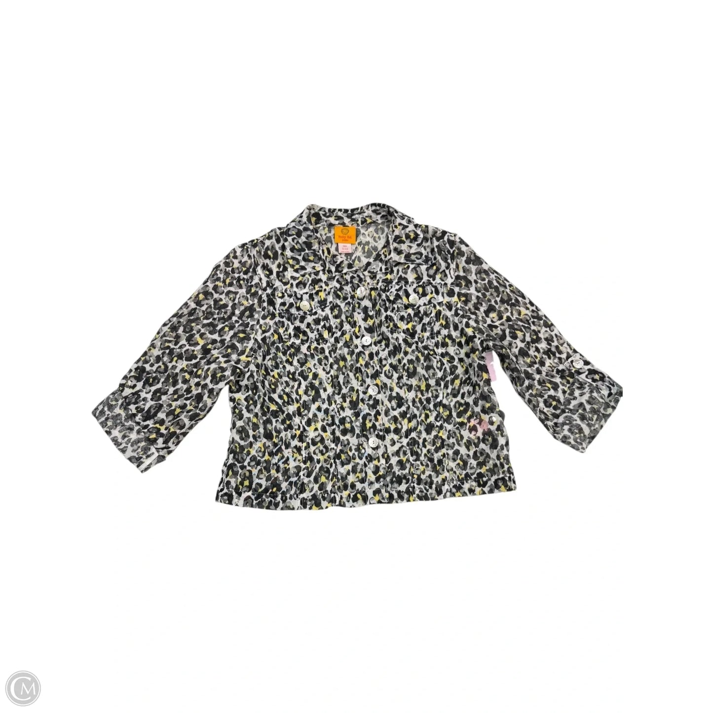 Blouse 3/4 Sleeve By Ruby Rd In Leopard Print, Size: Lp