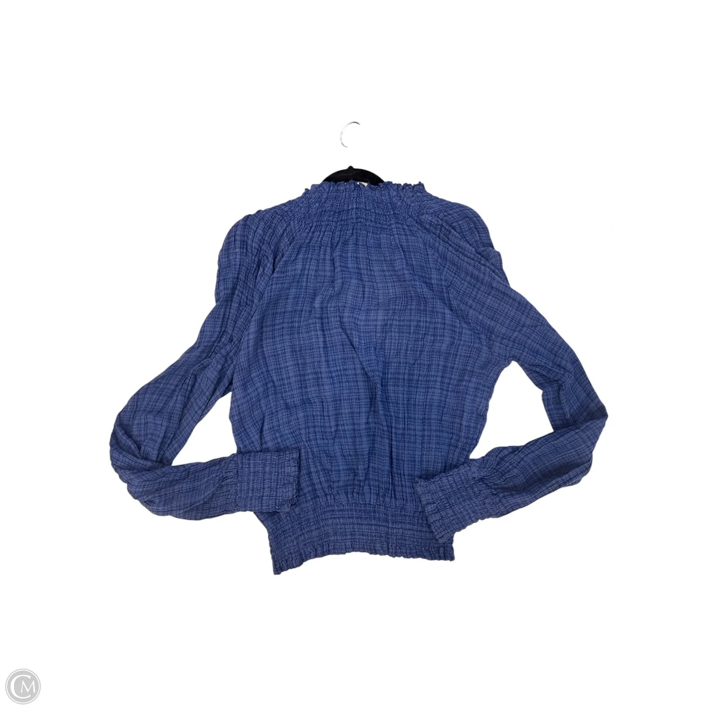 Top Long Sleeve By Free People In Blue, Size: Xl