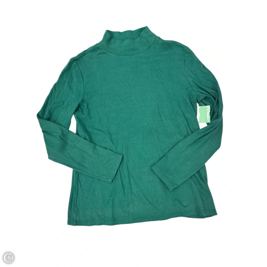 Top Long Sleeve By Croft And Barrow In Green, Size: M