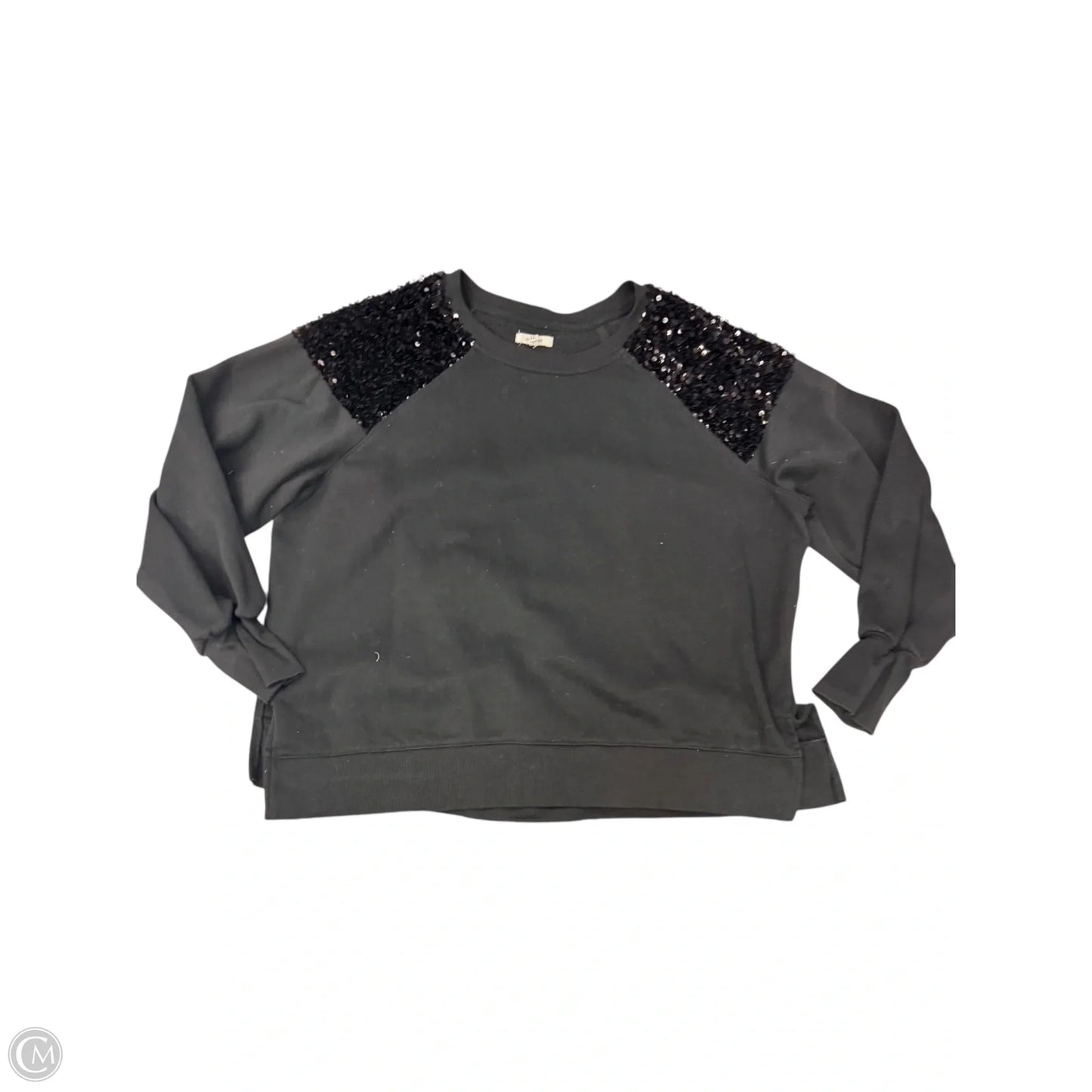 Sweatshirt Crewneck By Maurices In Black, Size: 1x