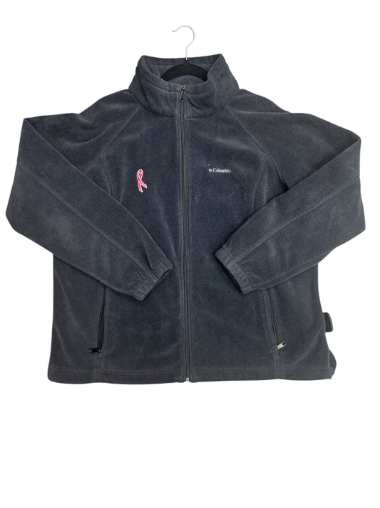 Jacket Fleece By Columbia In Black, Size: 2x