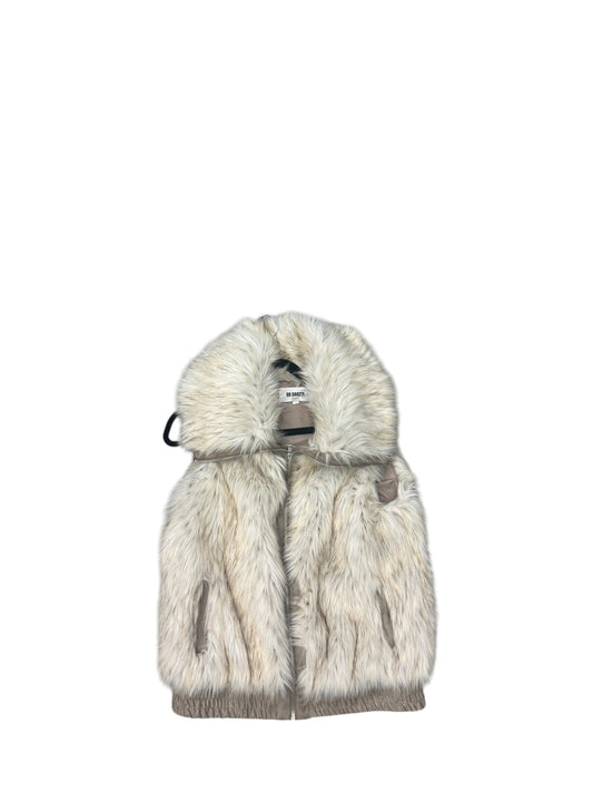 Vest Faux Fur & Sherpa By Bb Dakota In Cream, Size: M