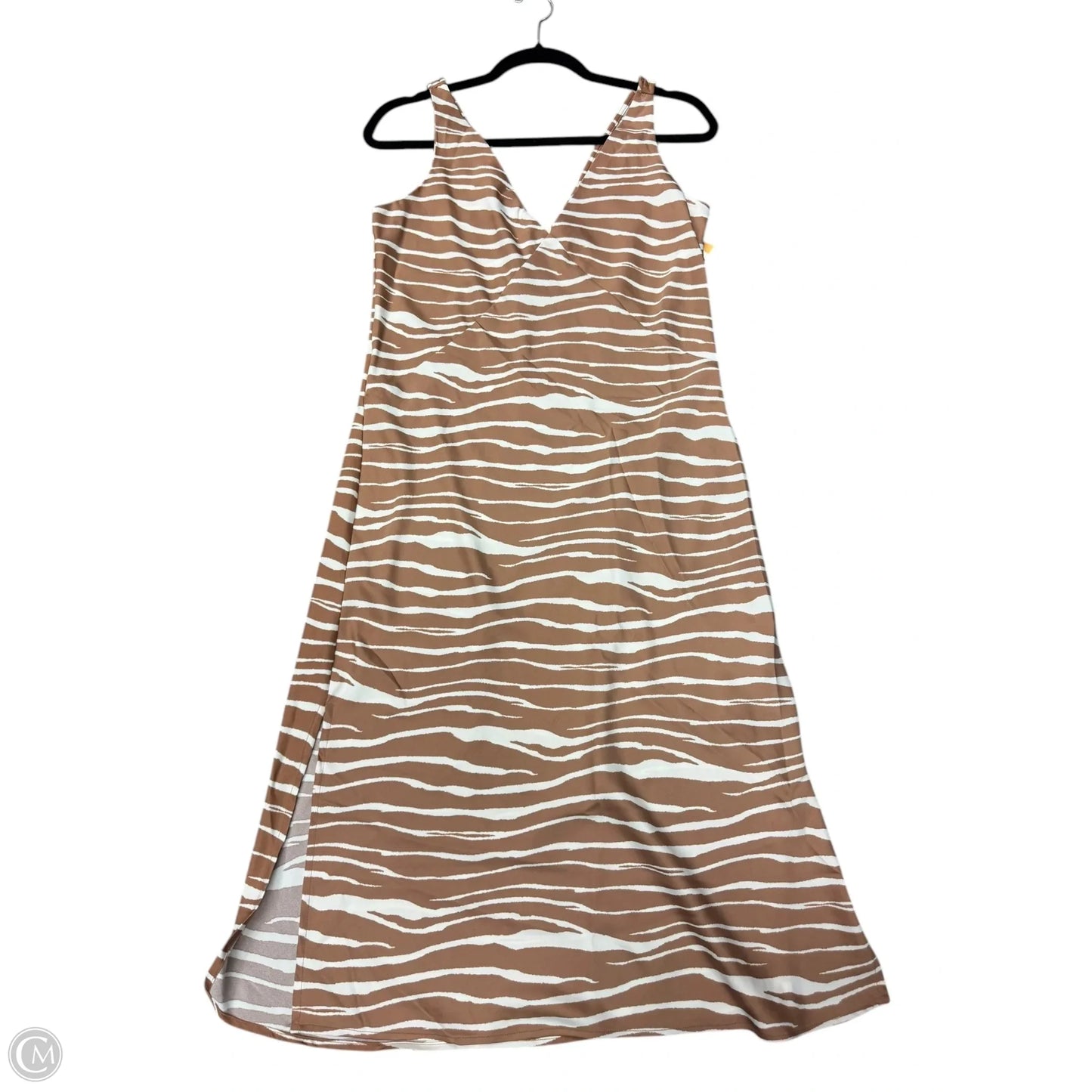 Dress Casual Maxi By Target In Tan, Size: 4