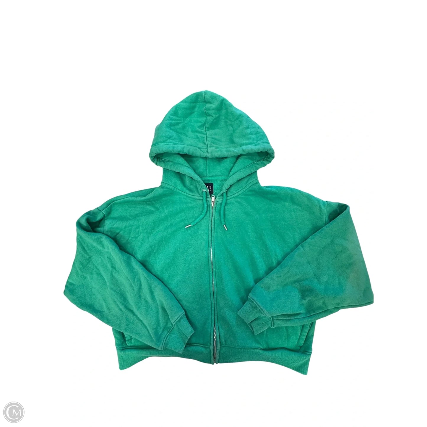Sweatshirt Hoodie By Gap In Green, Size: Xs