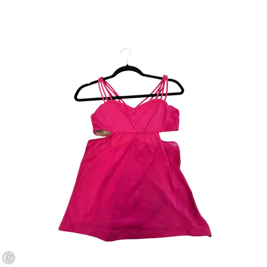 Athletic Tank Top By Lululemon In Pink, Size: 8