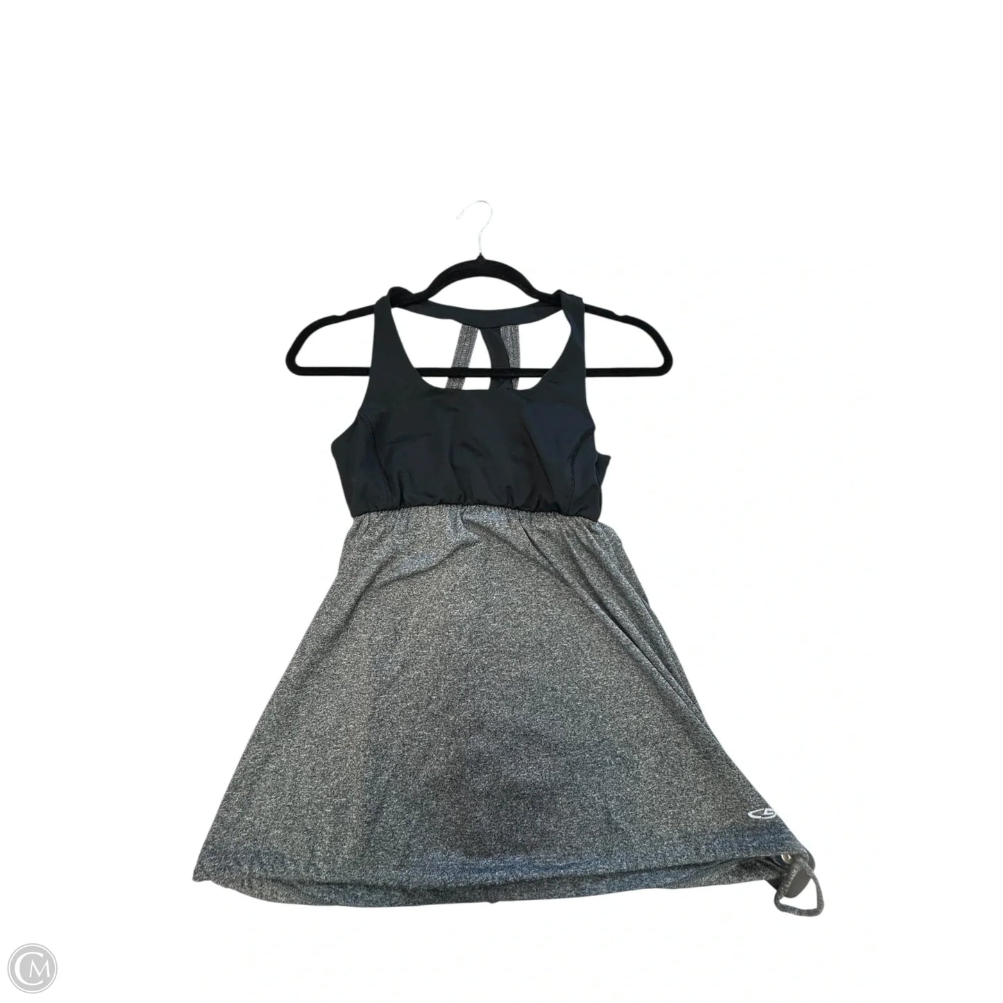 Athletic Tank Top By Champion In Black & Grey, Size: M