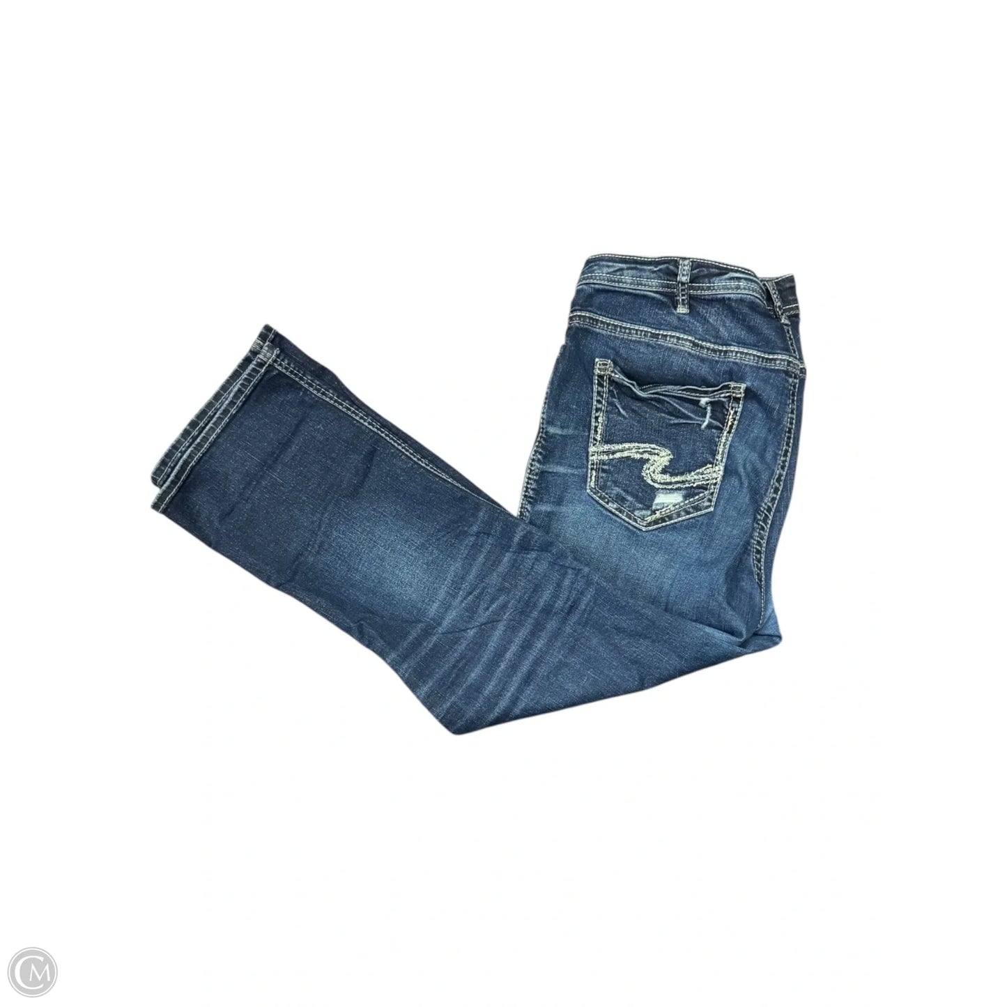 Jeans Straight By Silver In Blue, Size: 16