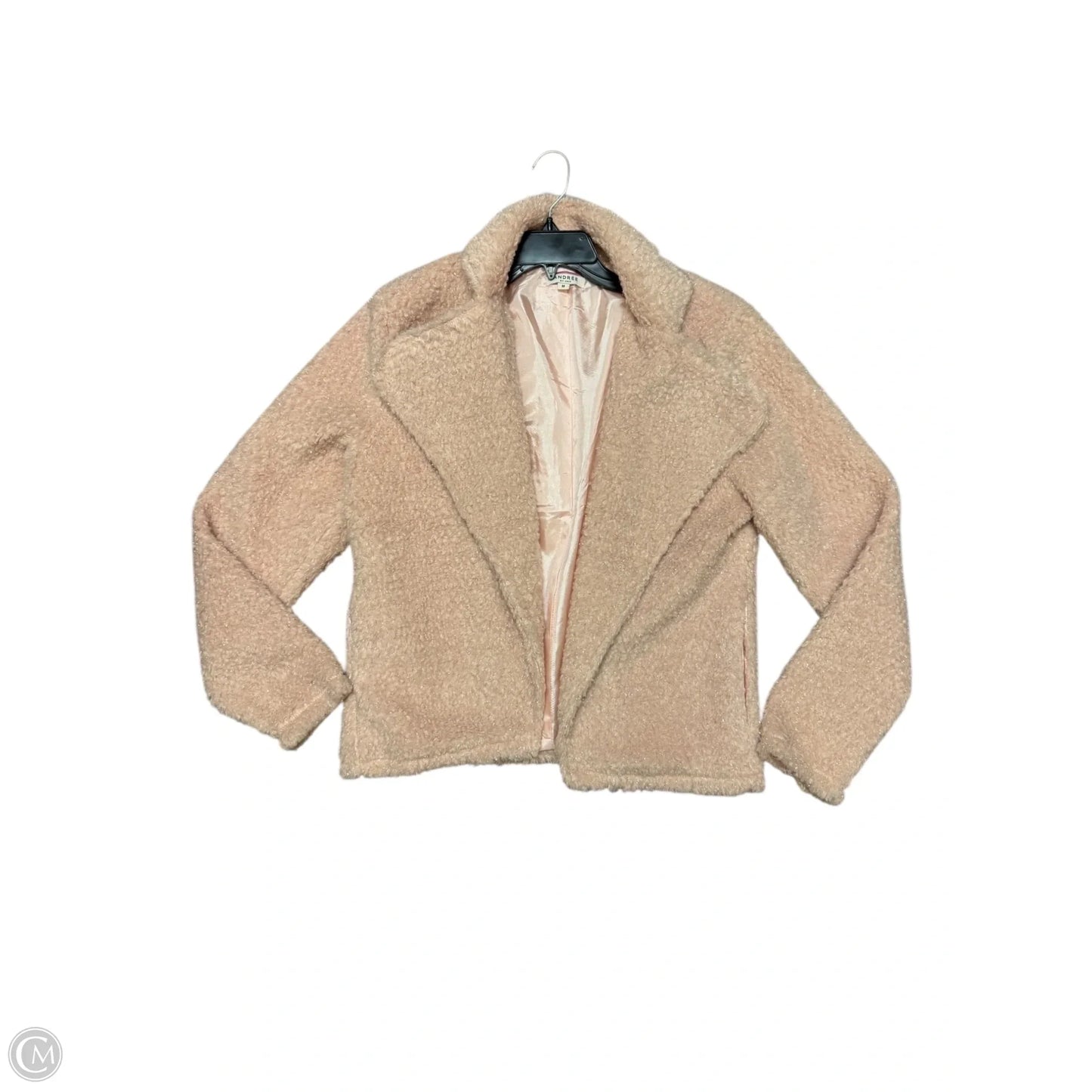 Jacket Fleece By Andree By Unit In Pink, Size: M