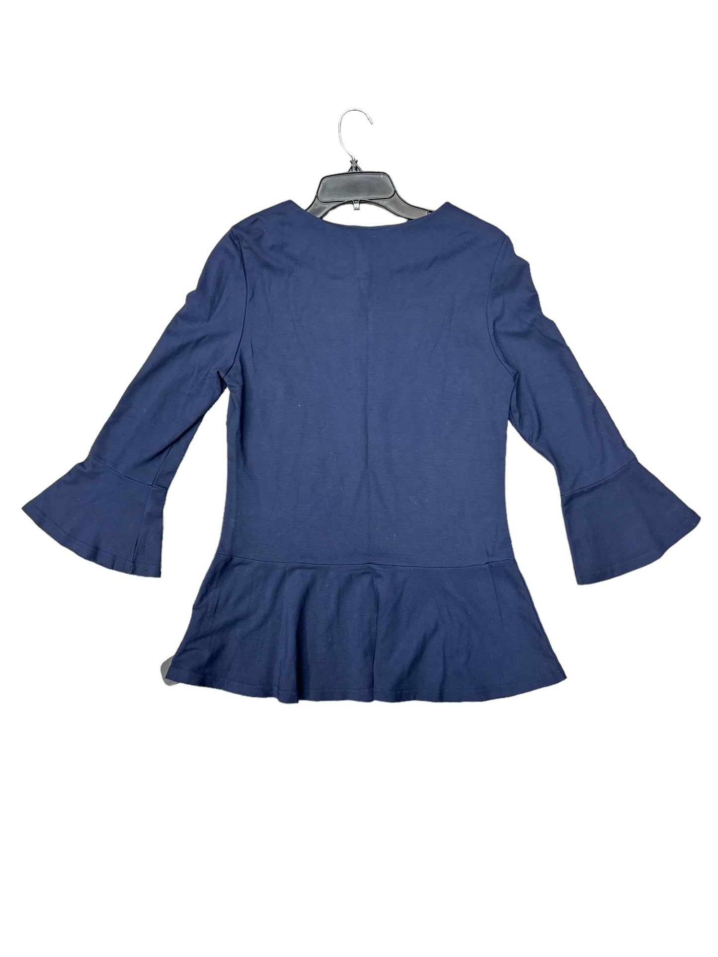 Navy Top Long Sleeve Aryeh, Size M
