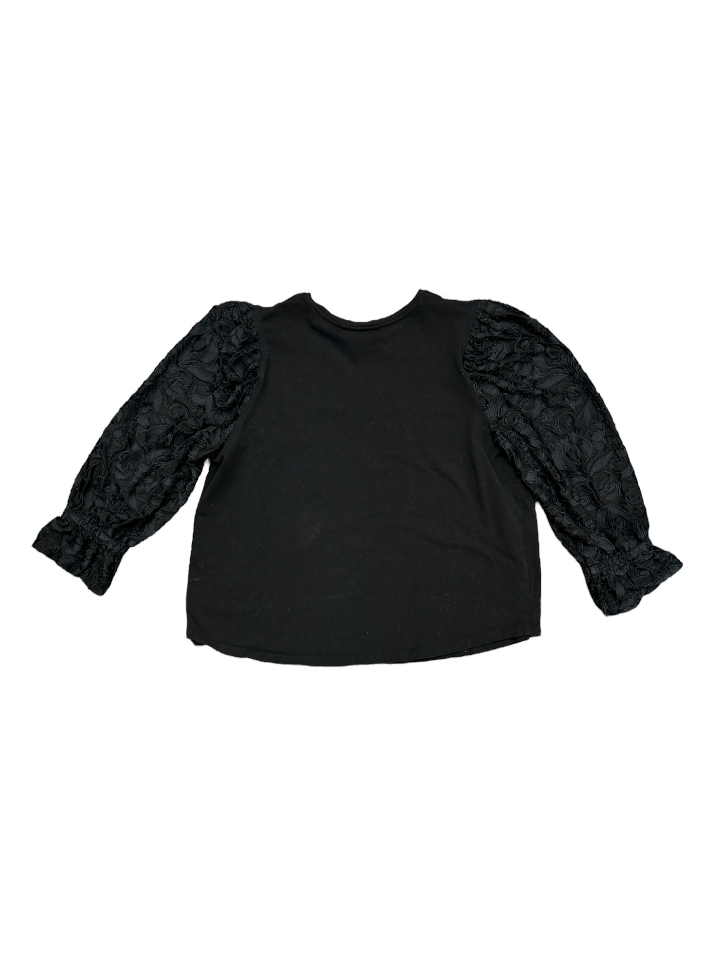 Blouse Long Sleeve By Chicos In Black, Size: Xxl