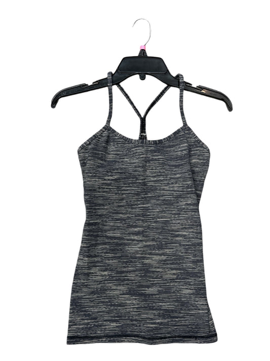 Athletic Tank Top By Lululemon In Grey, Size: S