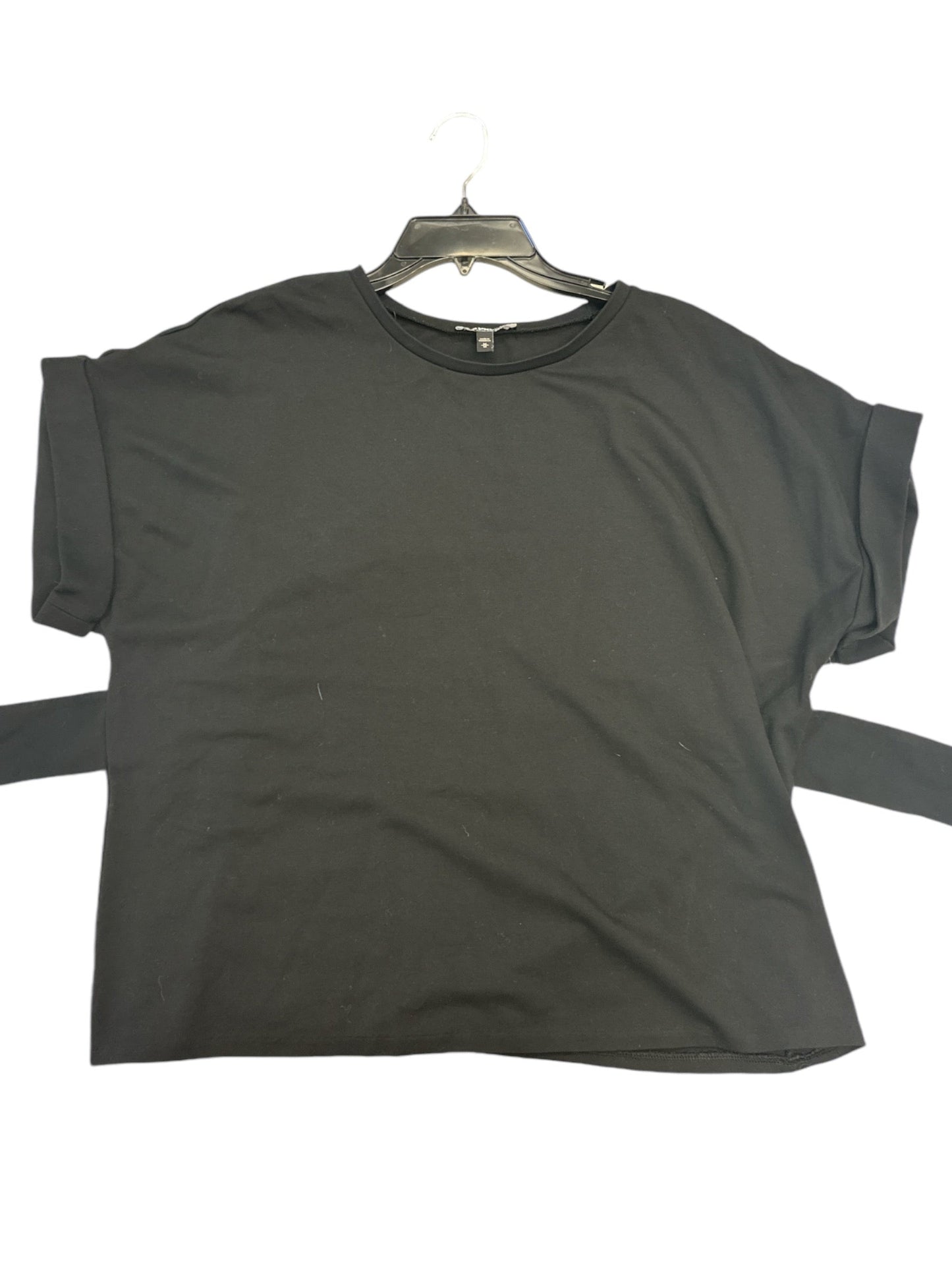 Top Short Sleeve By Express In Black, Size: M