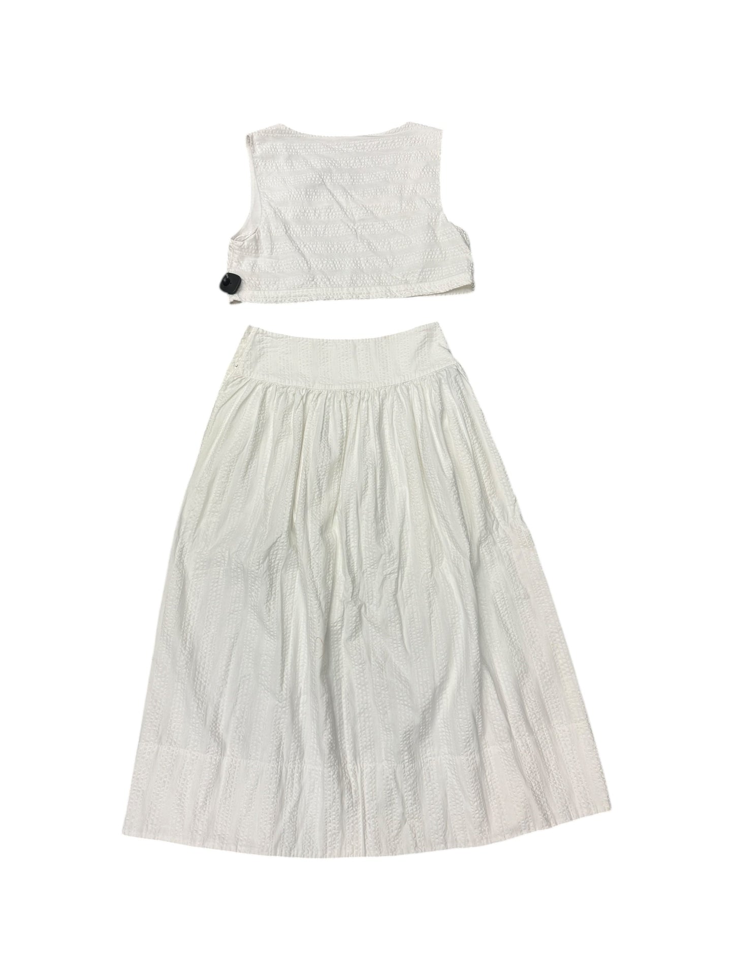 Skirt Set 2pc By Free People In White, Size: M