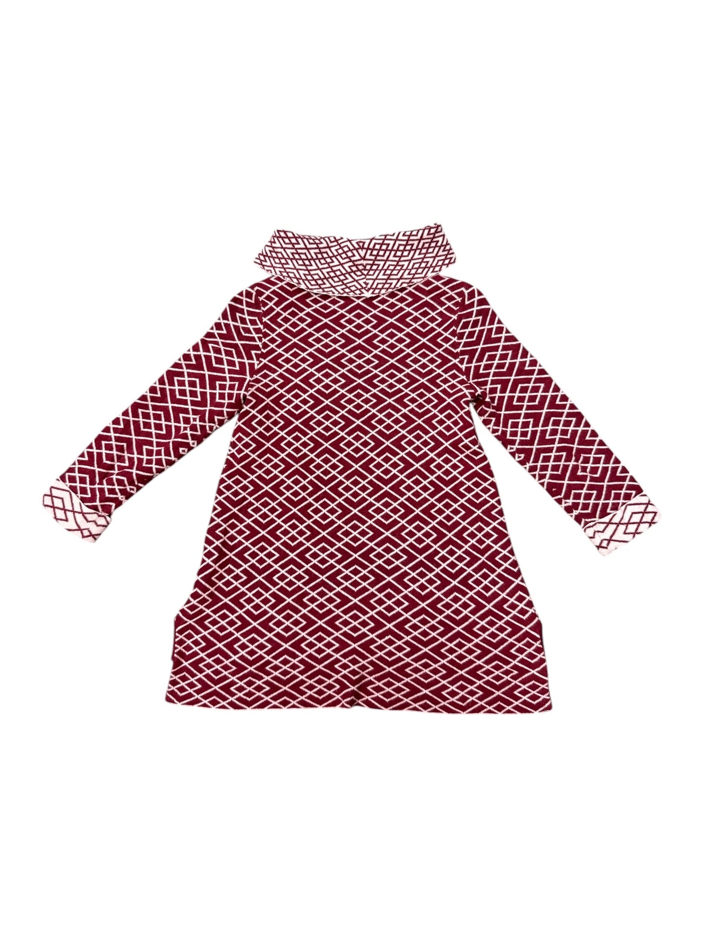 Sweater By Moth In Maroon, Size: Xs