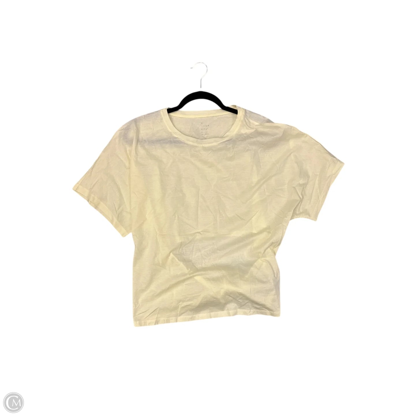 Top Short Sleeve By A New Day In Yellow, Size: Xxl