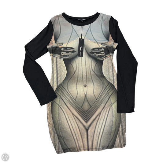 Dress Casual Midi By Fashion Nova In Black, Size: 16