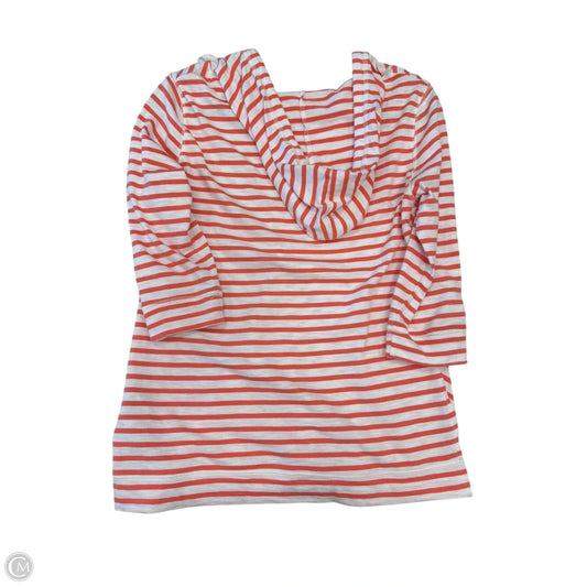 Top Short Sleeve By Tribal In Striped Pattern, Size: S