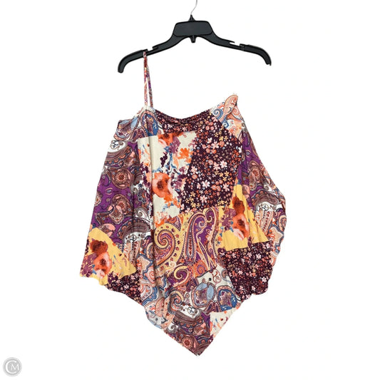 Top Short Sleeve By Andree By Unit In Floral Print, Size: M