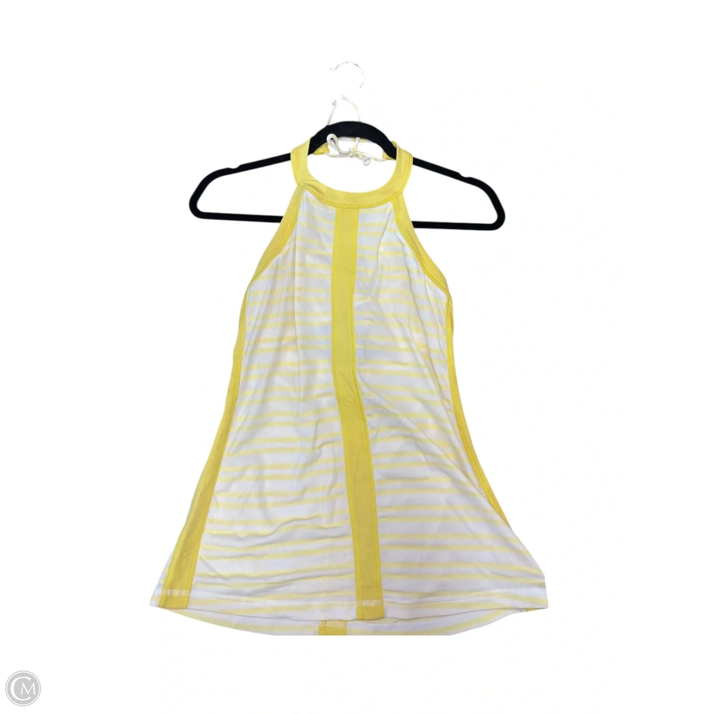 Athletic Tank Top By Lululemon In Yellow, Size: M