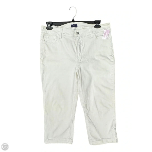 Capris By Not Your Daughters Jeans In Yellow Denim, Size: 14