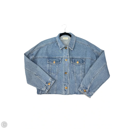 Jacket Denim By Mono B In Blue Denim, Size: M