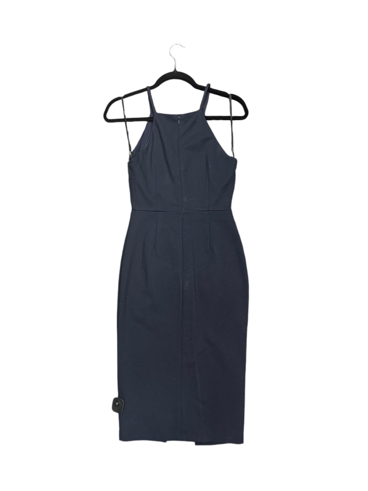 Dress Party Midi By Asos In Navy, Size: 4