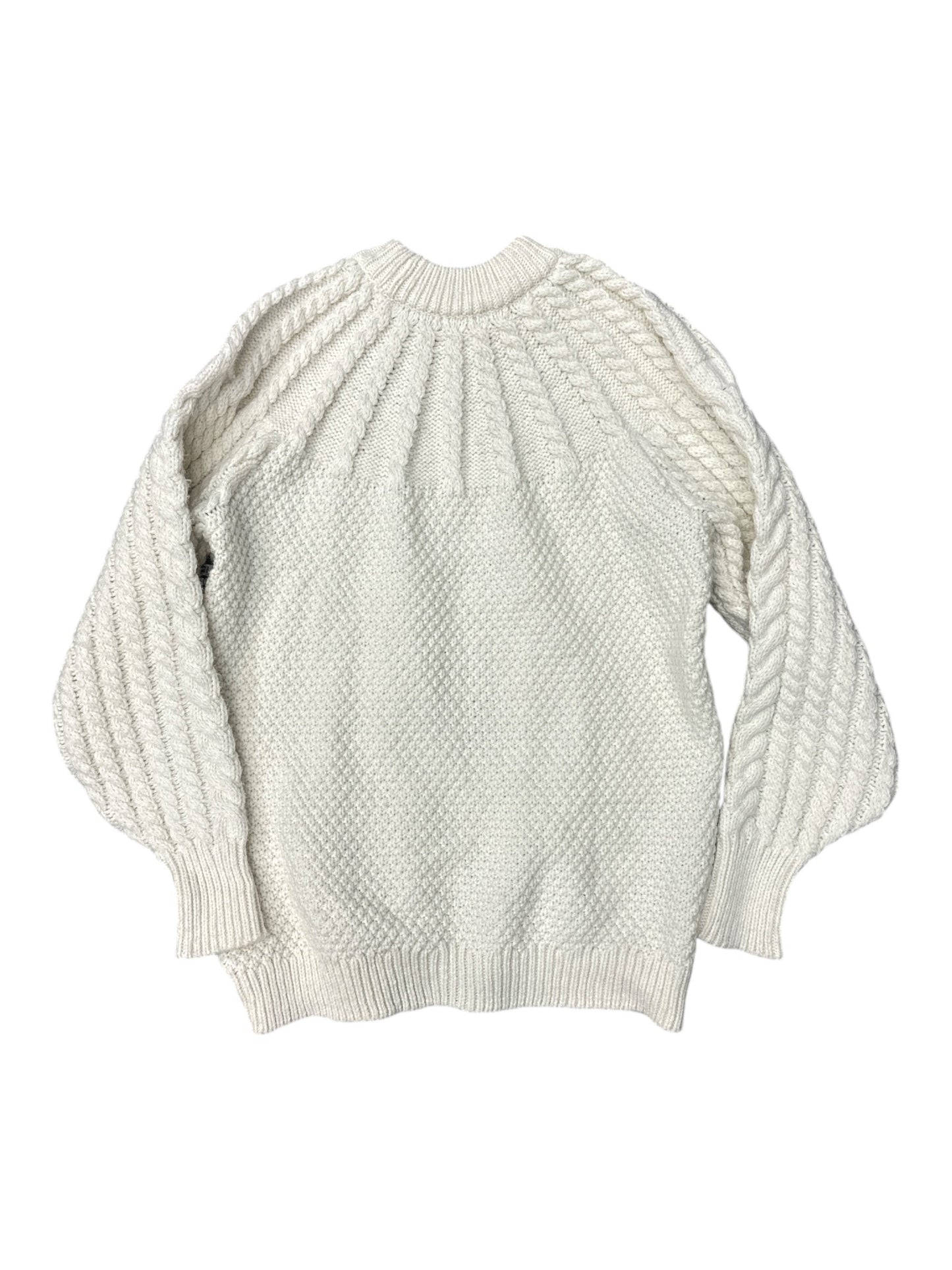 Sweater By H&m In Cream, Size: M