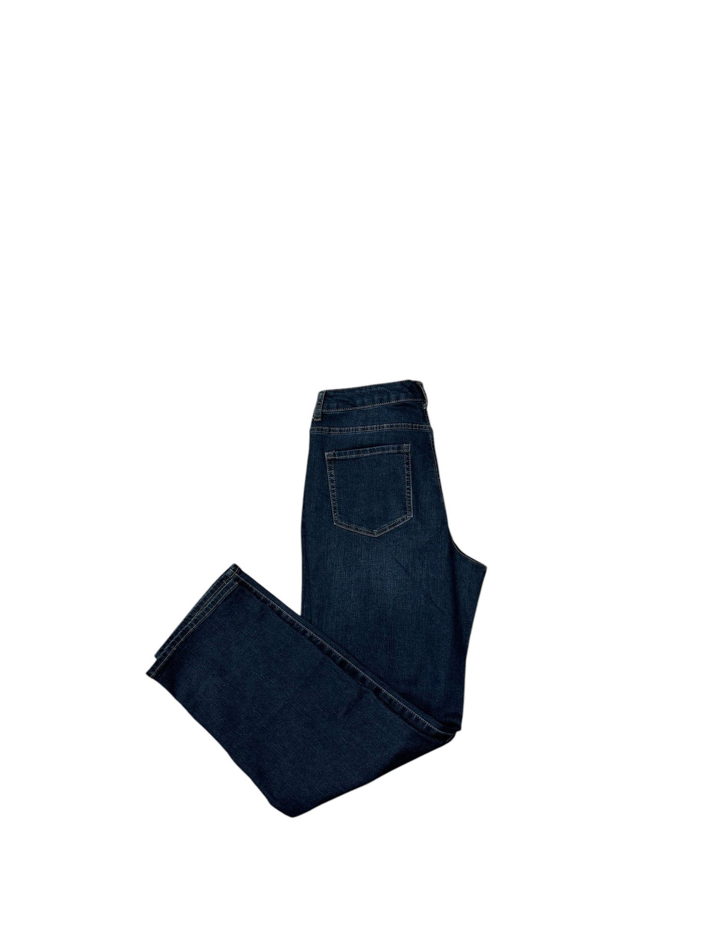 Jeans Straight By Logo In Blue Denim, Size: 10