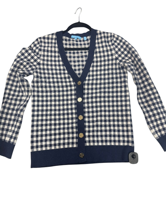 Cardigan By Draper James In Blue & White, Size: S